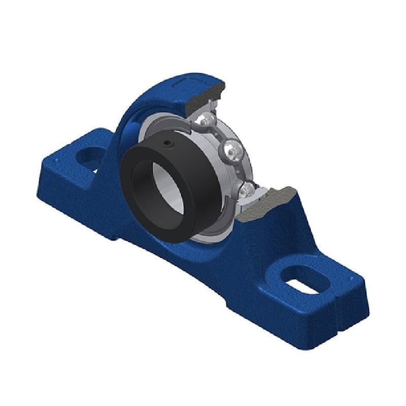 SNR ESPE209-28 Imperial Cast Iron Two Bolt Pillow / Plummer Block Housing with 1-3/4 inch Eccentric Collar Insert - Allow 2-3 Days