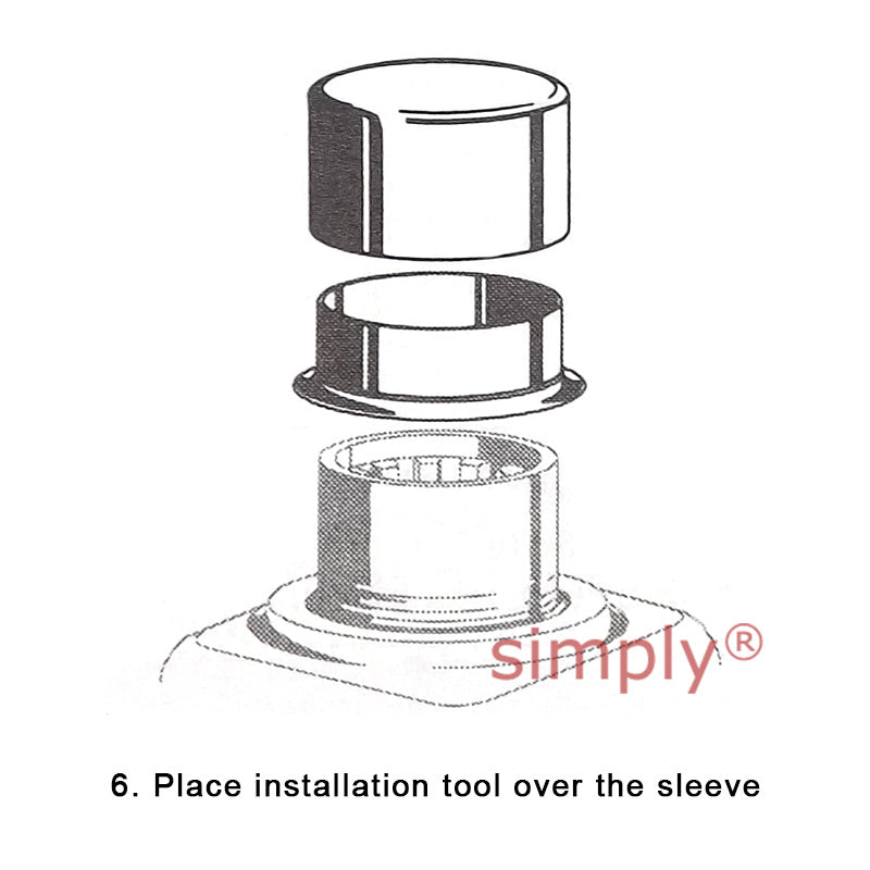 SKF CR99868 Gold Coated Hardened Stainless Speedi Sleeve for Shafts 25.349-25.476mm