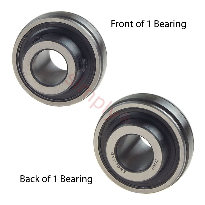 RHP 1025-15/16G Spherical Outer Full Width Bearing Insert 15/16 inch Bore 52mm Outside Diameter