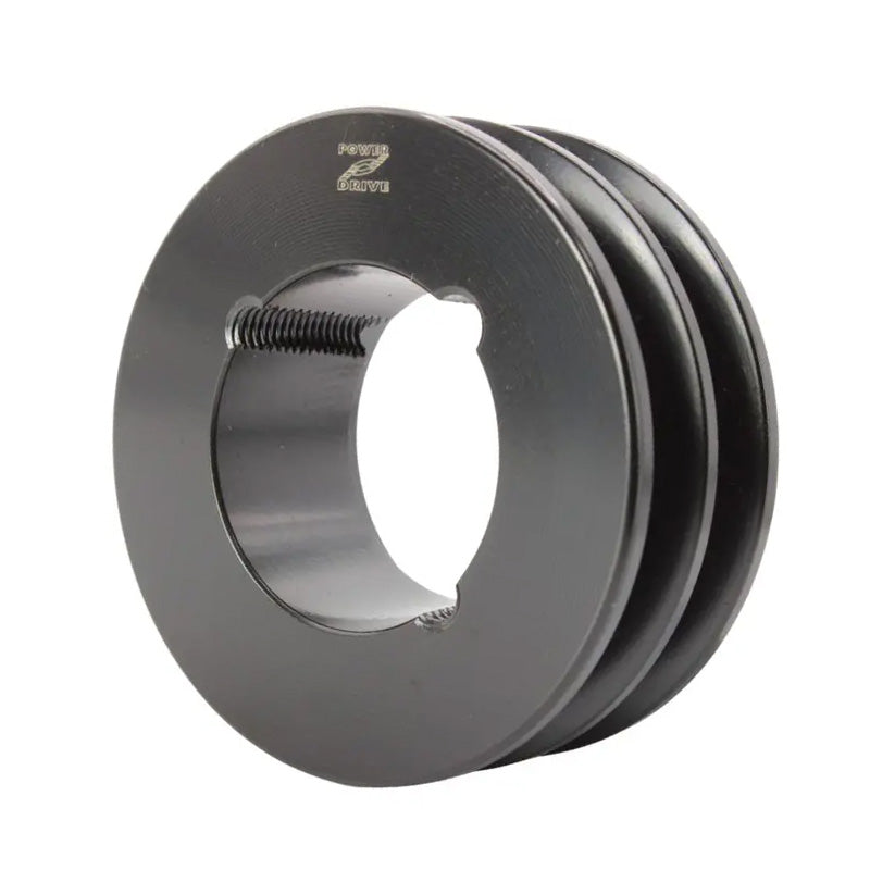 106X2SPZ 106mm Pitch Diameter SPZ Section Tapered Locking Bush Type Pulley with 2 Grooves (Bush not Incl.)