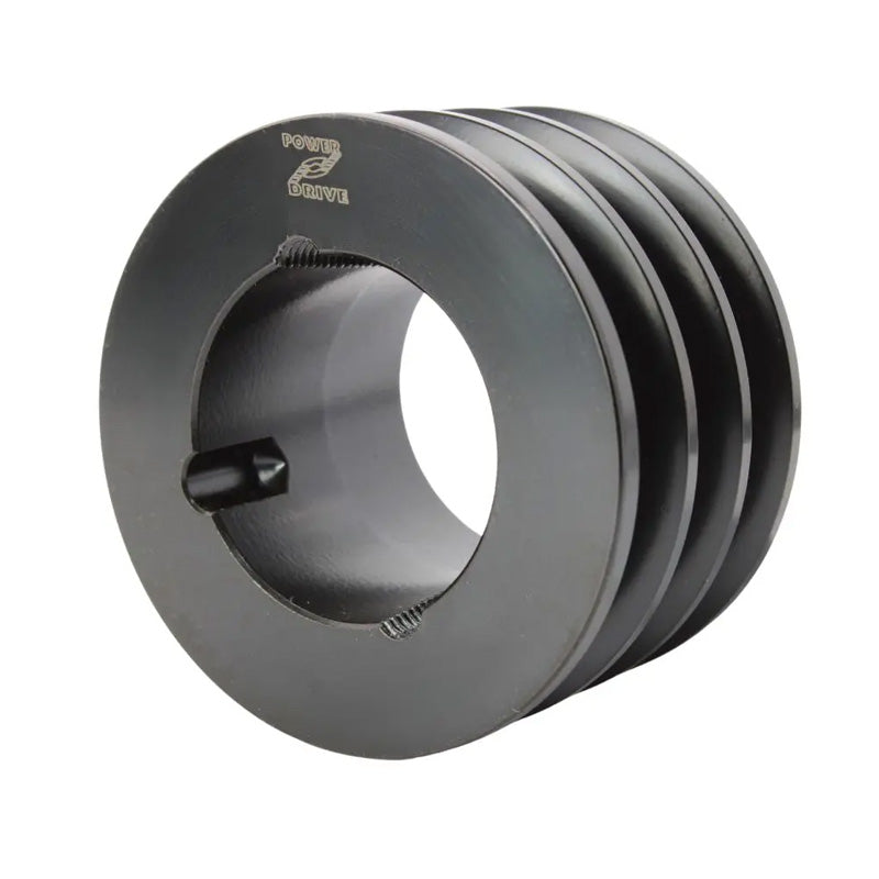 90X3SPZ 90mm Pitch Diameter SPZ Section Tapered Locking Bush Type Pulley with 3 Grooves (Bush not Incl.)
