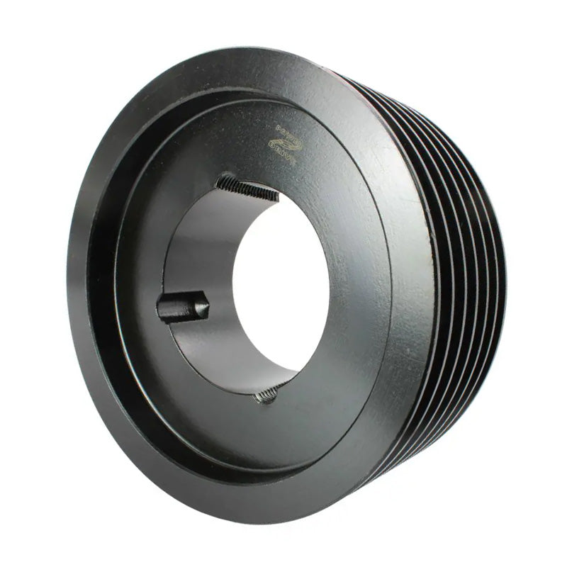 160X6SPZ 160mm Pitch Diameter SPZ Section Tapered Locking Bush Type Pulley with 6 Grooves (Bush not Incl.)
