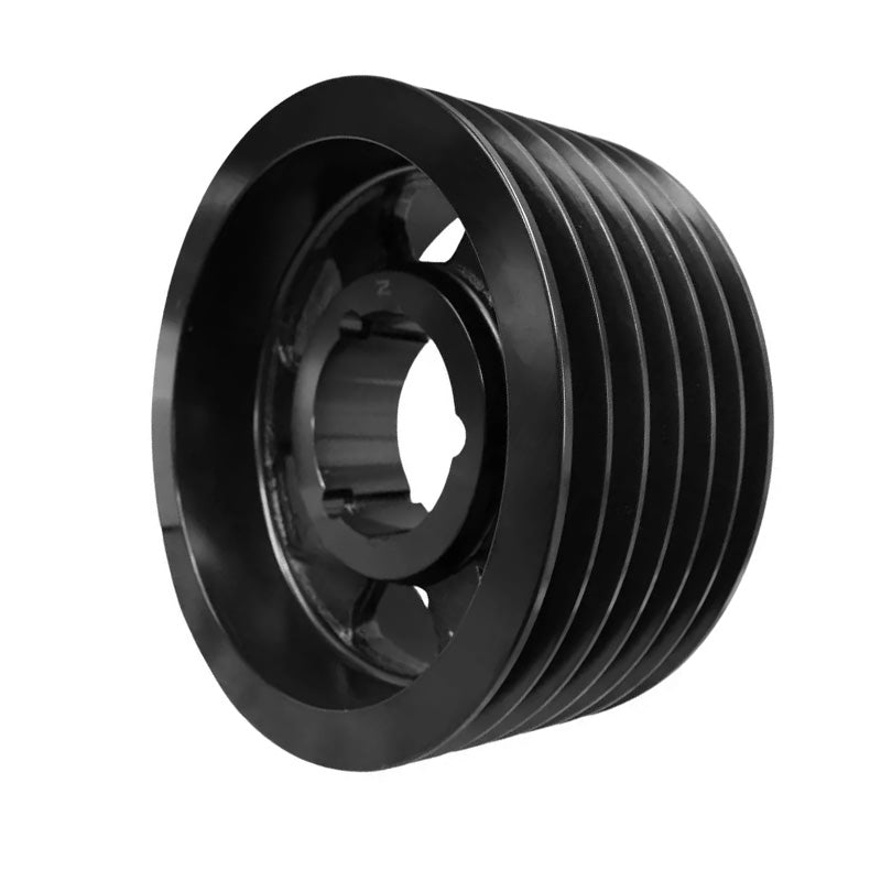 355X6SPZ 355mm Pitch Diameter SPZ Section Tapered Locking Bush Type Pulley with 6 Grooves (Bush not Incl.)