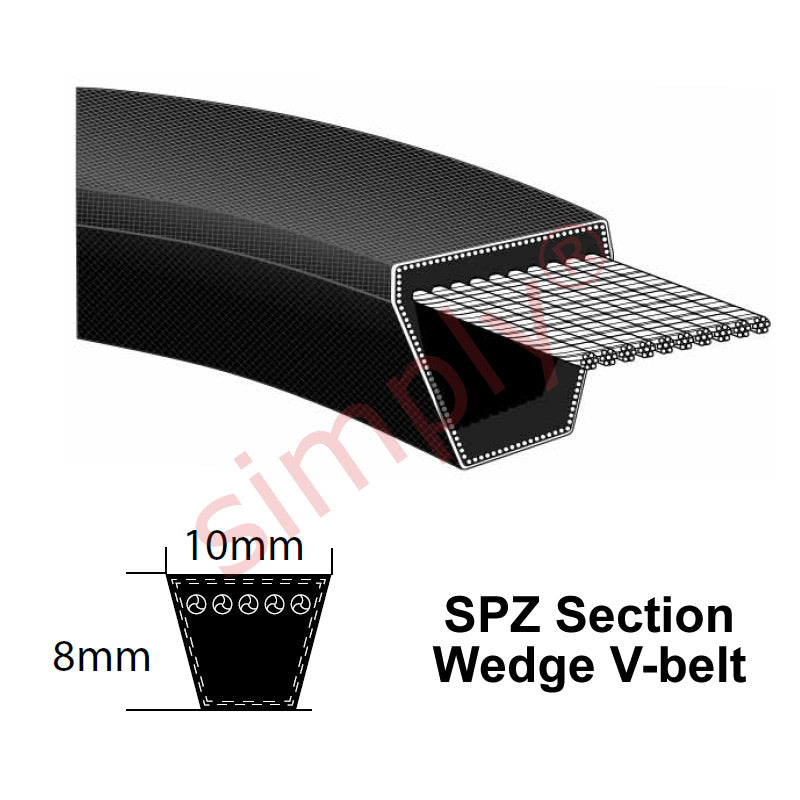 SPZ1212 Premier Quality SPZ-Section V-Belt