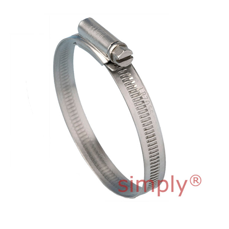 LR032SS Light Range 304 Stainless Steel Jubilee Clip Adjustment Range 20mm-32mm Band Width 9.9mm