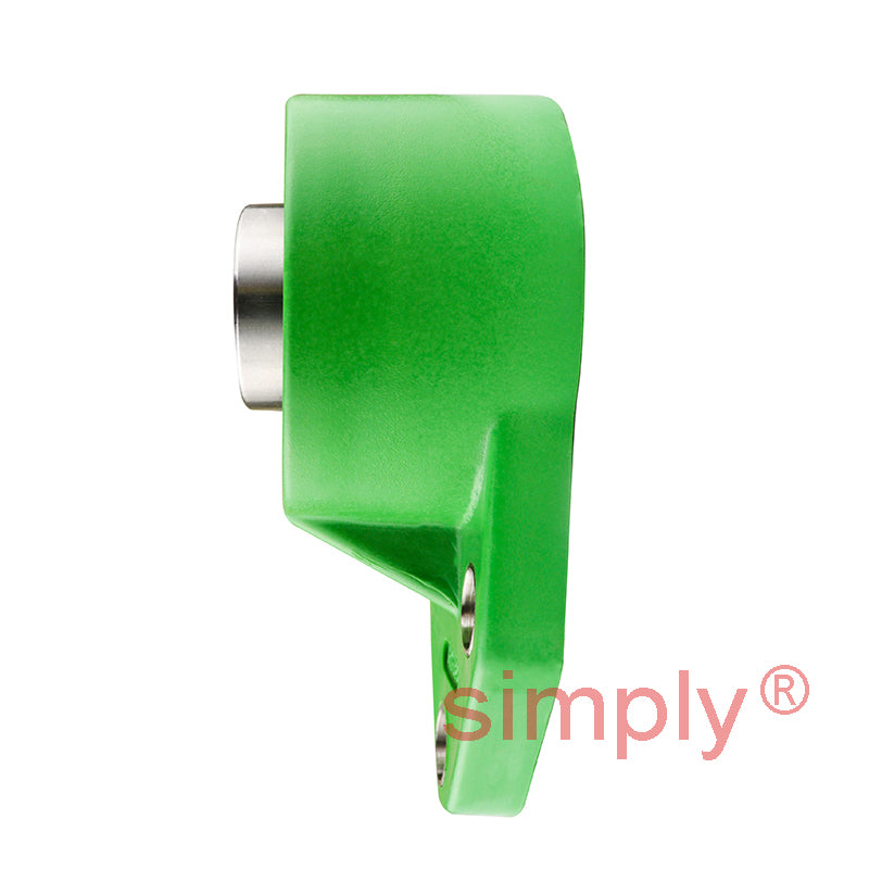 SSBFBLPL208 Metric Thermo Plastic Three Bolt Bracket Flange Housing with 40mm Bore Stainless Insert