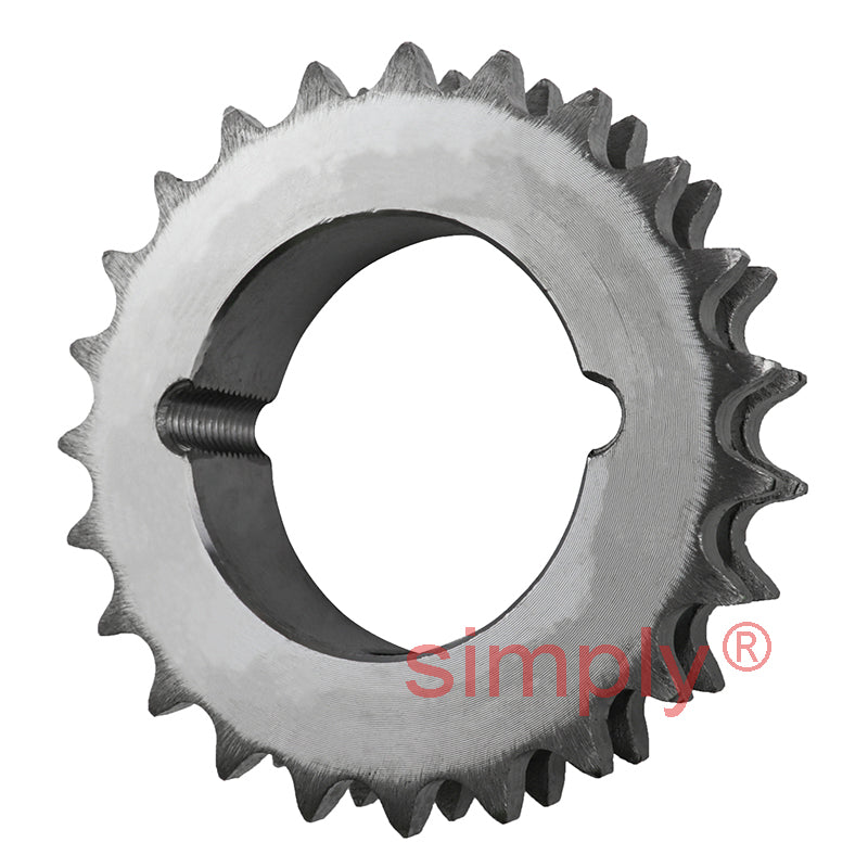 23 Tooth 08B Duplex Sprocket Tapered Locking Bush Type for 1/2 inch Pitch Chain (Bush not Incl.)