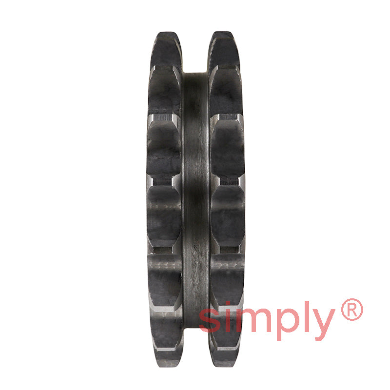 23 Tooth 08B Duplex Sprocket Tapered Locking Bush Type for 1/2 inch Pitch Chain (Bush not Incl.)