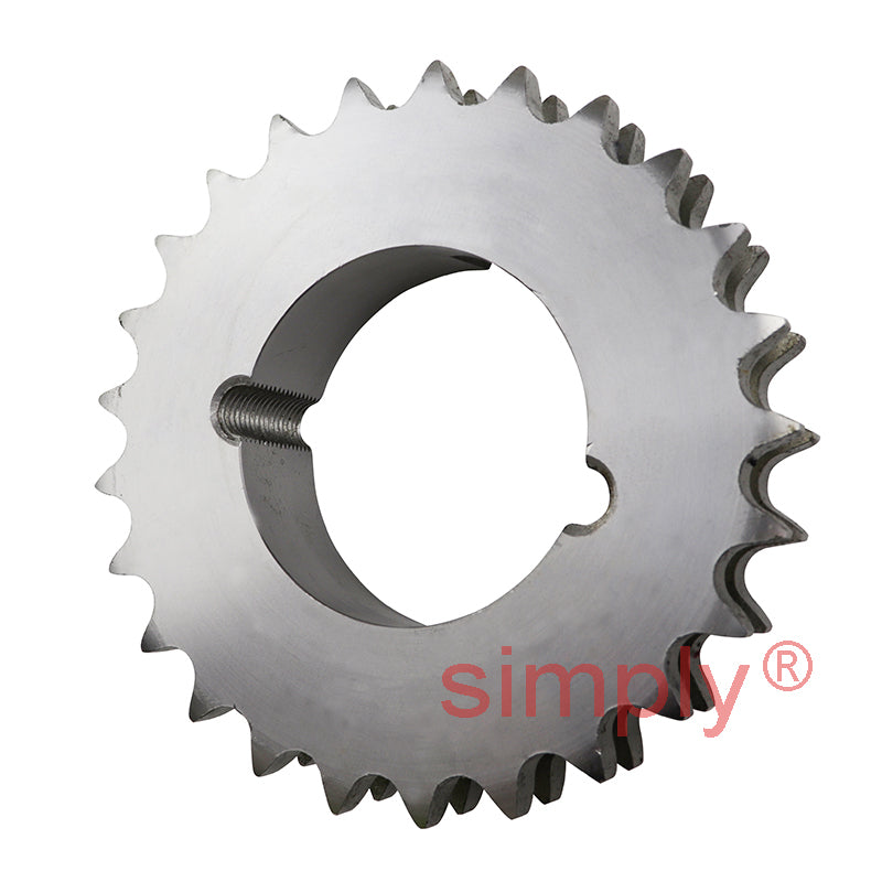 25 Tooth 10B Duplex Reverse Sprocket Tapered Locking Bush Type for 5/8 inch Pitch Chain (Bush not Incl.)
