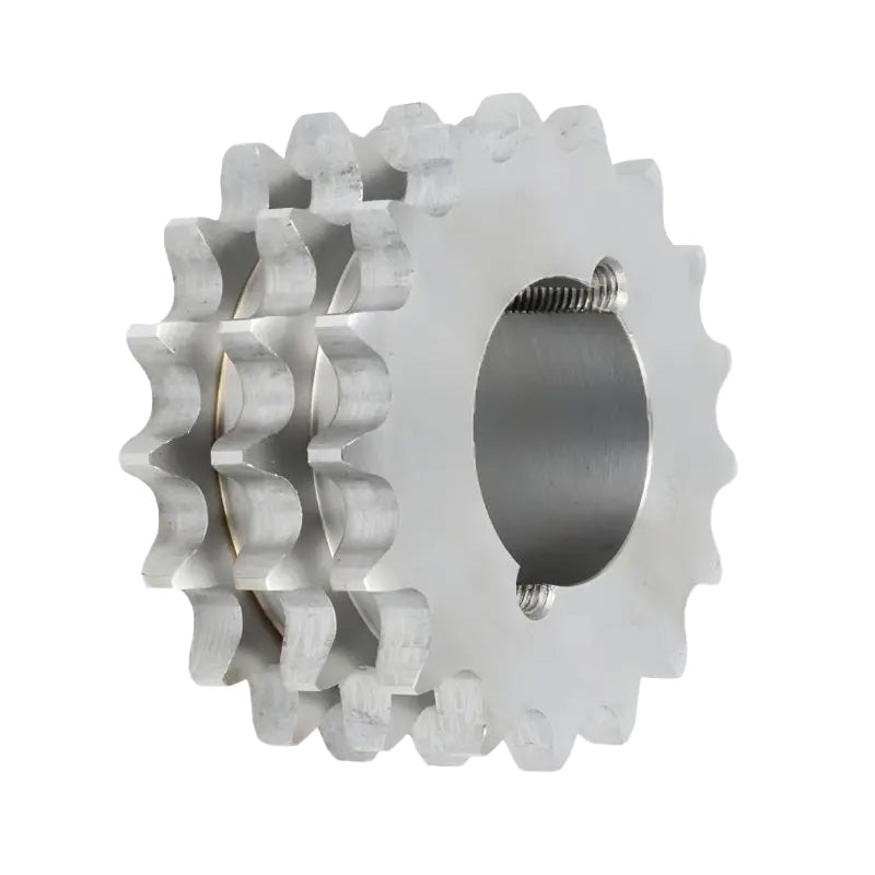 17 Tooth 06B Triplex Sprocket Tapered Locking Bush Type for 3/8 inch Pitch Chain - Bush not Incl.