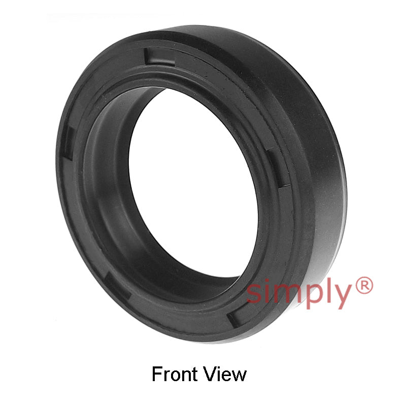0.43x1.25x0.25 inch Nitrile Rubber Double Lip Rotary Shaft Oil Seal with Garter Spring R23 / TC Style