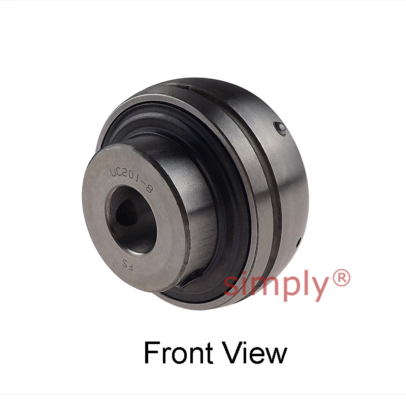 UC201-8 Imperial Bearing Insert with 1/2 inch Bore 47mm Outside Dia