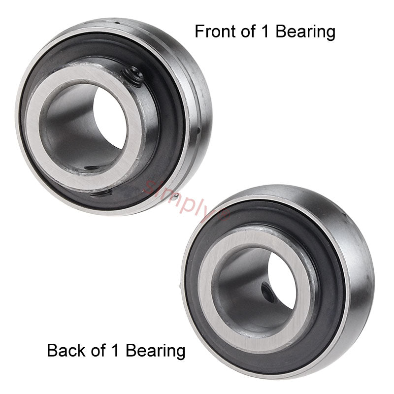 UC309 Heavy Duty Metric Bearing Insert With 45mm Bore 100mm Outside Dia