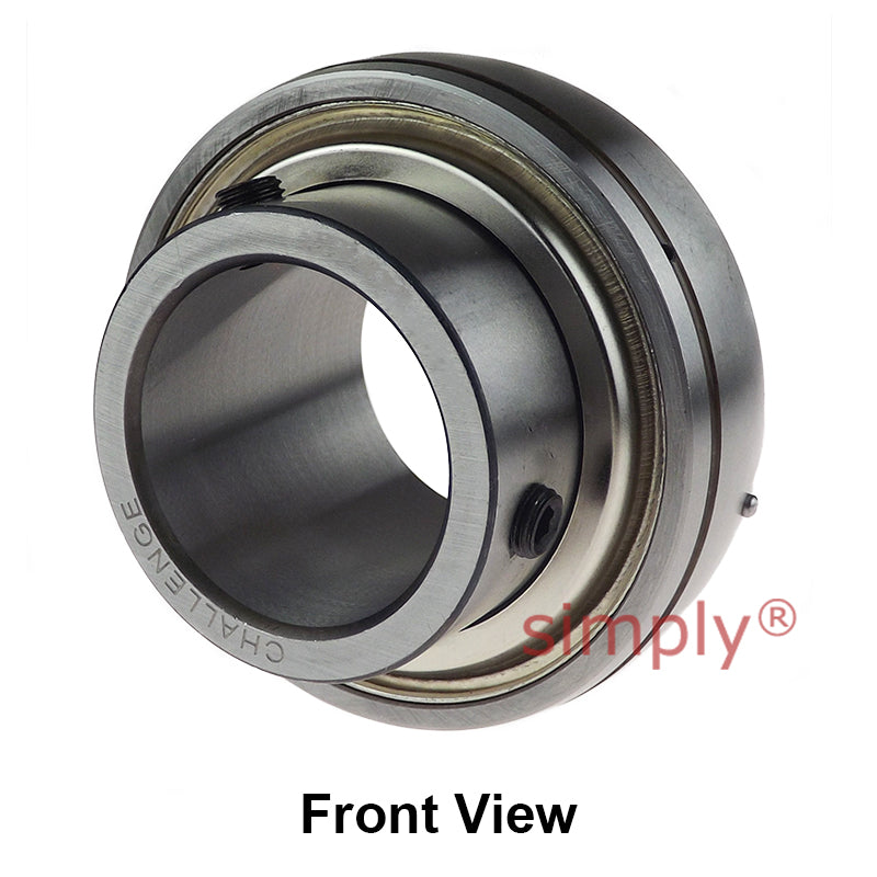 Challenge UC216 Metric Insert with Grub Screws with 80mm Bore 140mm Outside Dia and Triple Lip Seal Ideal for Agricultural and Outdoor Use