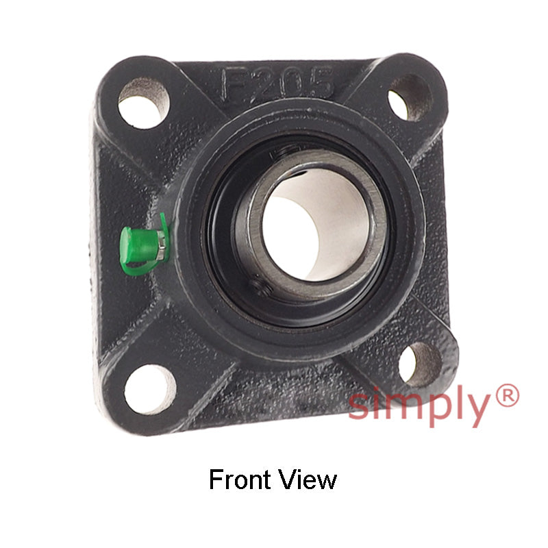 UCF205-16 Imperial Four Bolt Square Cast Iron Flange Housing with 1 inch Bore Insert