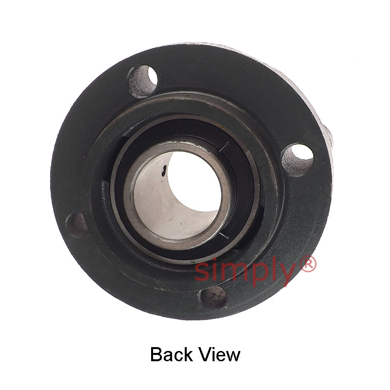 UCFC212 Metric Four Bolt Cast Iron Round Flanged Housing with 60mm Insert