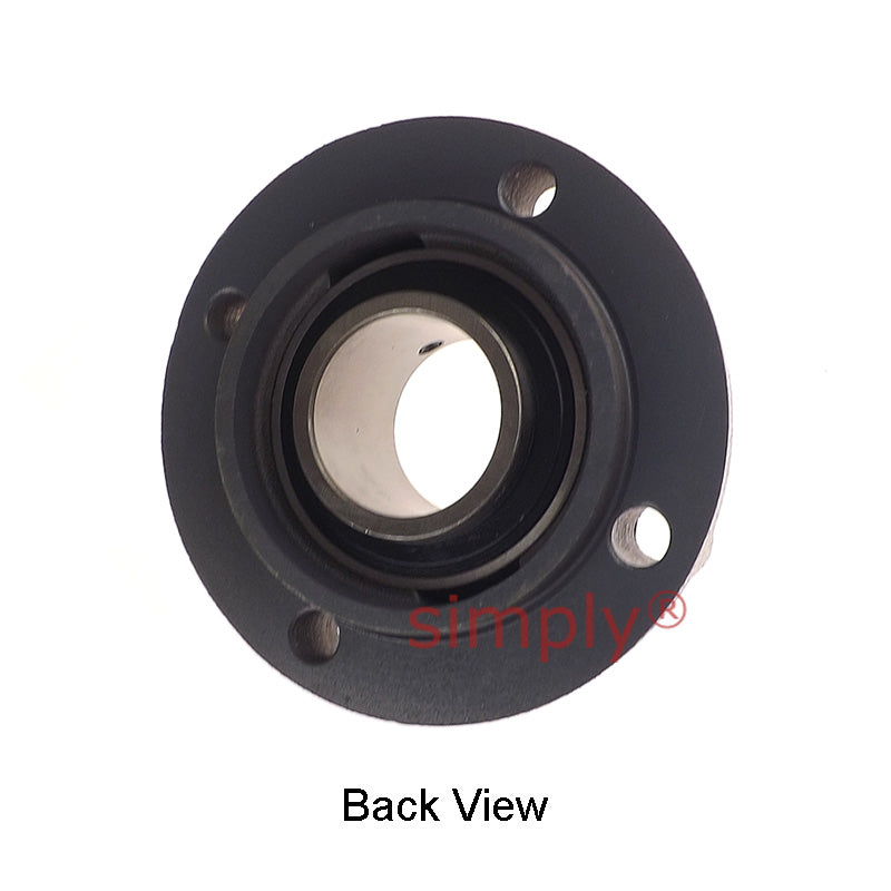 UCFC214 Metric Four Bolt Cast Iron Round Flanged Housing with 70mm Insert