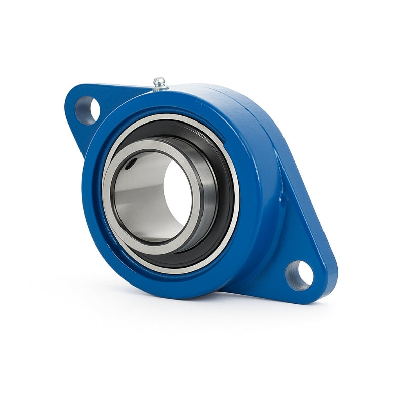Major Brand UCFL212T-36E Imperial Steel Two Bolt Oval Housing for Bearing Inserts with 2-1/4 inch Outer Diameter - Allow 3-4 Weeks