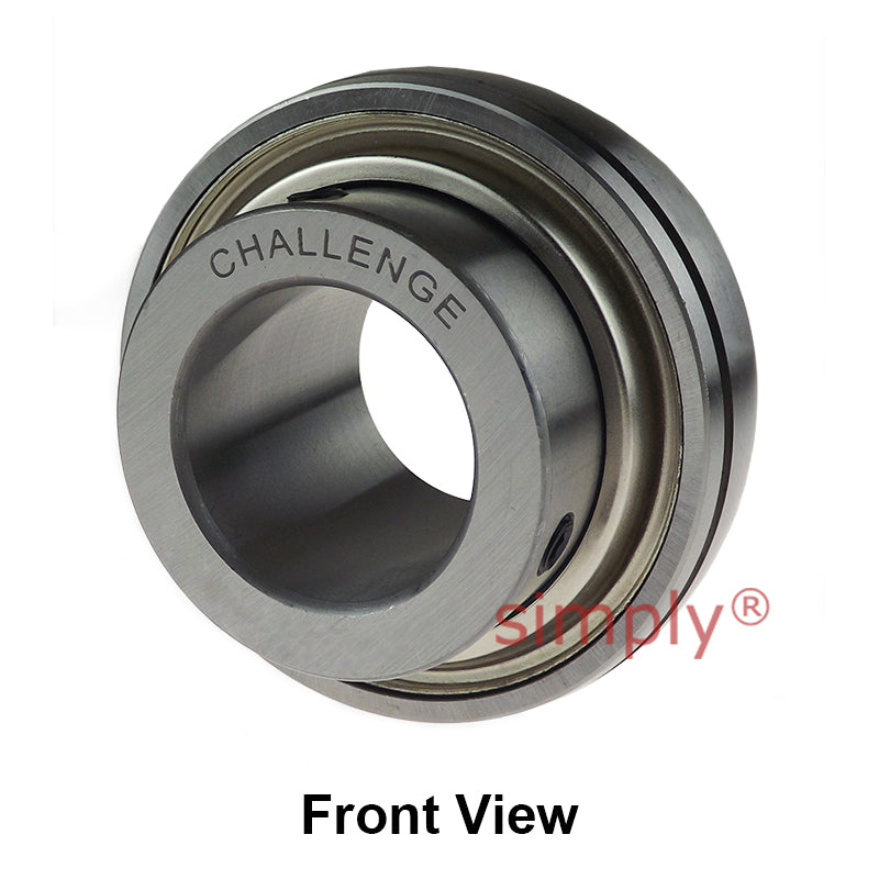 Challenge UCX09 Metric Insert with Grub Screws with 45mm Bore 90mm Outside Dia and Triple Lip Seal Ideal for Agricultural and Outdoor Use