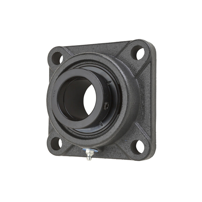 NTN UELFC206-103D1 Imperial Four Bolt Cast Iron Round Flanged Housing with 1-3/16 inch Eccentric Collar Insert - Allow 2-3 Days