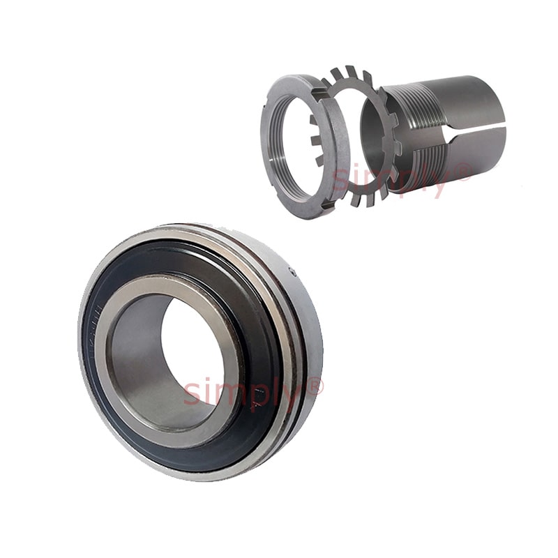 UK216/HA2316 Taper Bore Bearing Insert and Sleeve Fits 2-11/16 inch Shaft
