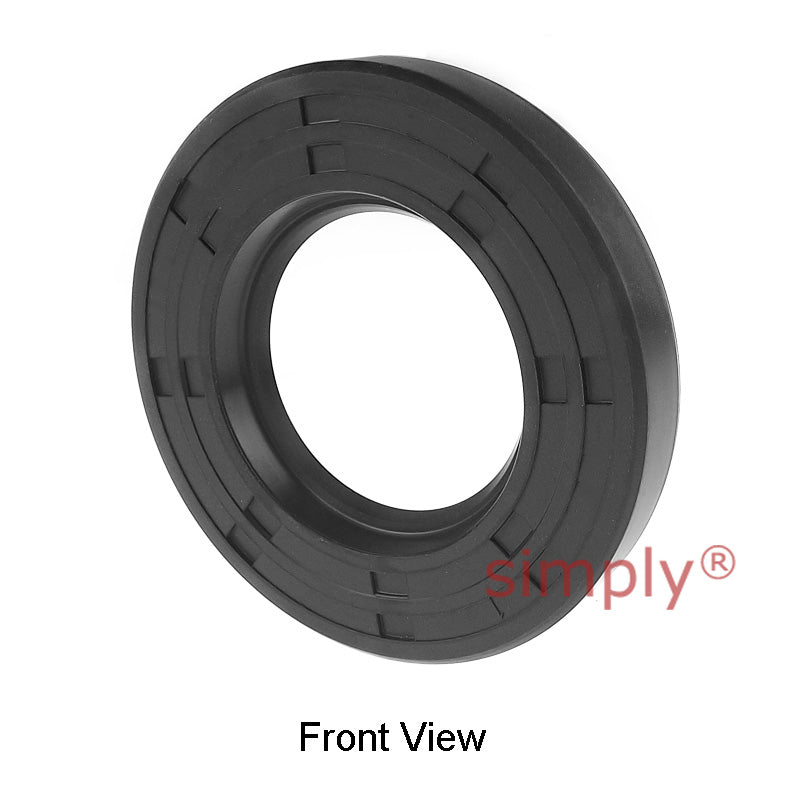 30x37x4mm Nitrile Rubber Single Lip Rotary Shaft Oil Seal Springless Design VC Style