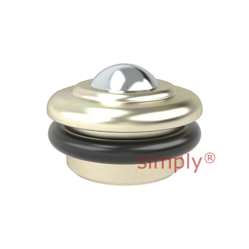High-Performance Medium Duty Ball Transfer Unit with O-Ring with 23mm Steel Ball - Load Capacity 250kg - Allow 2-3 Days