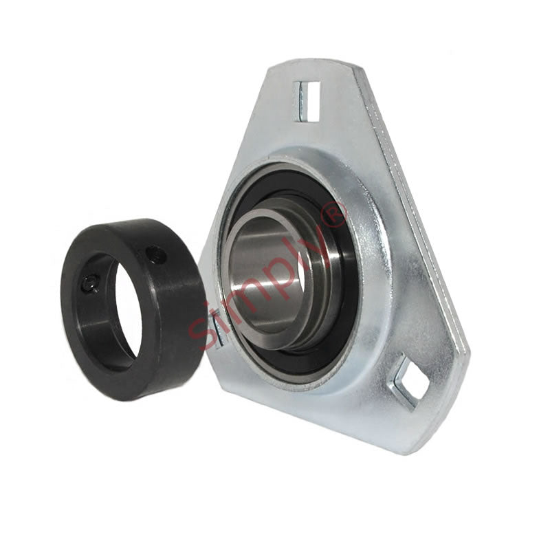 SKF PFD40TR Pressed Steel Triangular Housing with Eccentric Locking Collar 15mm Insert 