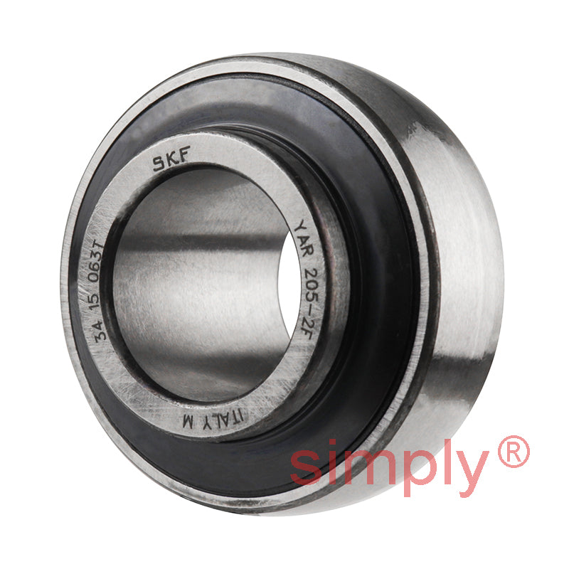 SKF YAR205-2F Grub Screw Type Bearing Insert with 25mm Bore 52mm Outside Diameter