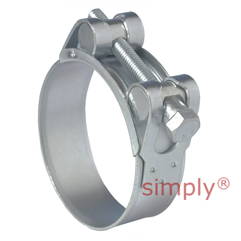 JSC019MS Zinc Plated Steel Jubilee Superclamp Clip Adjustment Range 17mm - 19mm Band Width 18mm