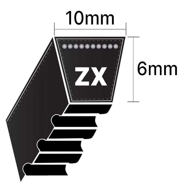 ZX53.5 Pix Torque Flex Narrow Profile Cogged V-Belt